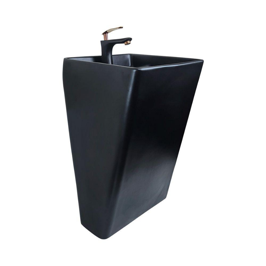 MONOBLOK LAVABO - MAT SİYAH ASMA