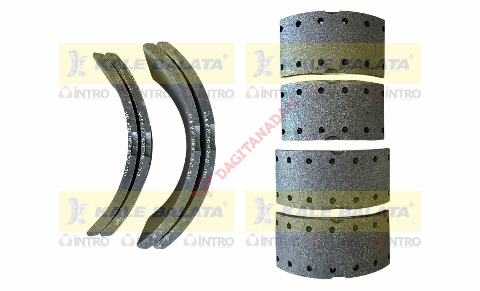 Kampana Fren Balatası - Ön Arka Iveco 85.12 M29 A. Mercedes Mb800