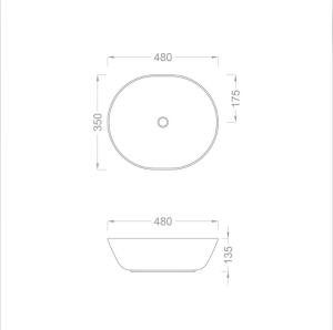 ÇANAK LAVABO - BEYAZ TEZGAH ÜSTÜ