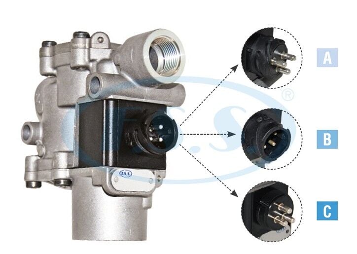 Abs Solenoid Valfi - Scanıa / Oem: 472 195 097 0