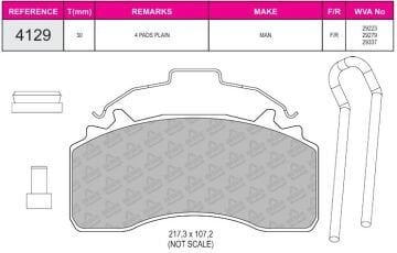 Disk Fren Balatası - Eco 29279 / Wabco Ng 22 Kaliper | Beşer