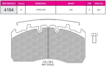 Disk Fren Balatası - Eco 29211 / Ror Dingil Yeni Model | Beşer
