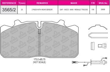 Disk Fren Balatası - Prıme 29088 / Otokar Otobüs | Beşer