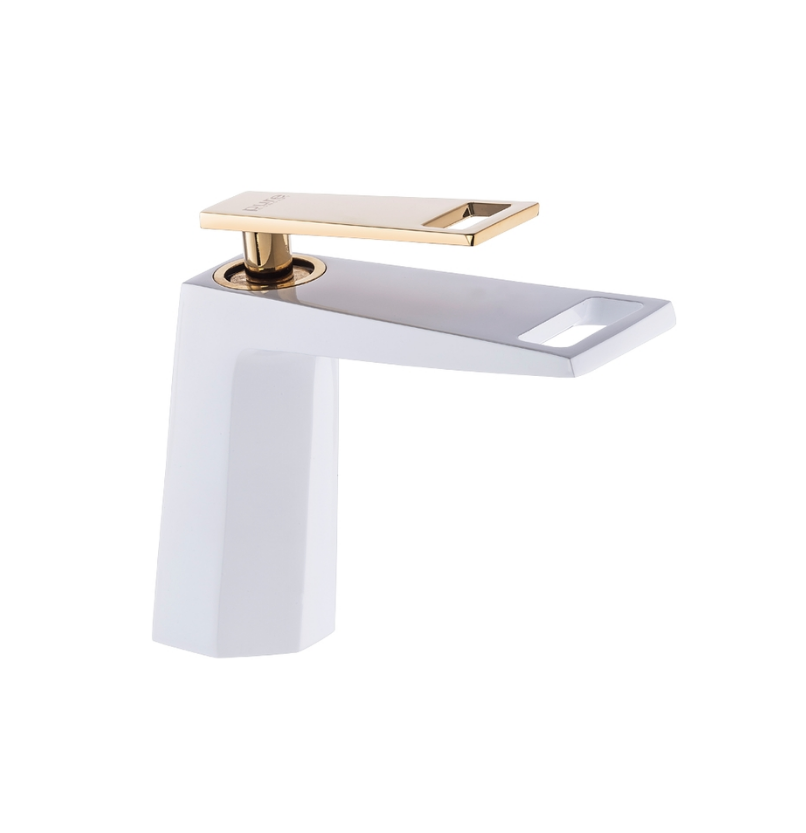 WATERFALL LAVABO BATARYASI - BEYAZ ALTIN