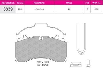 Disk Fren Balatası - Prıme 29162 / Saf Dorsey | Beşer