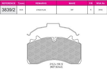Disk Fren Balatası - Prıme 29162 / Saf Dorsey | Beşer