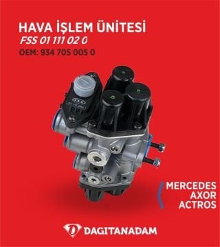 Hava İşlem Ünitesi Dağıtıcısı - Mercedes Axor,Actros / Oem: 934 705 005 0