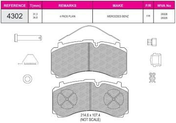 Disk Fren Balatası - Prıme 29328-29329 / Schmitz Dorse | Beşer