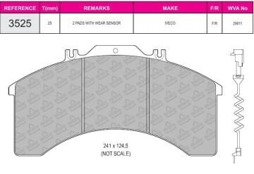 Disk Fren Balatası - Pro 29011 / İveco (Fiat) Eurotech | Beşer