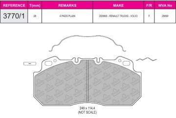 Disk Fren Balatası - Pro 29090 / Renault Magnum Fişsiz | Beşer