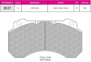 Disk Fren Balatası - Pro 29100 / Renault 213 | Beşer