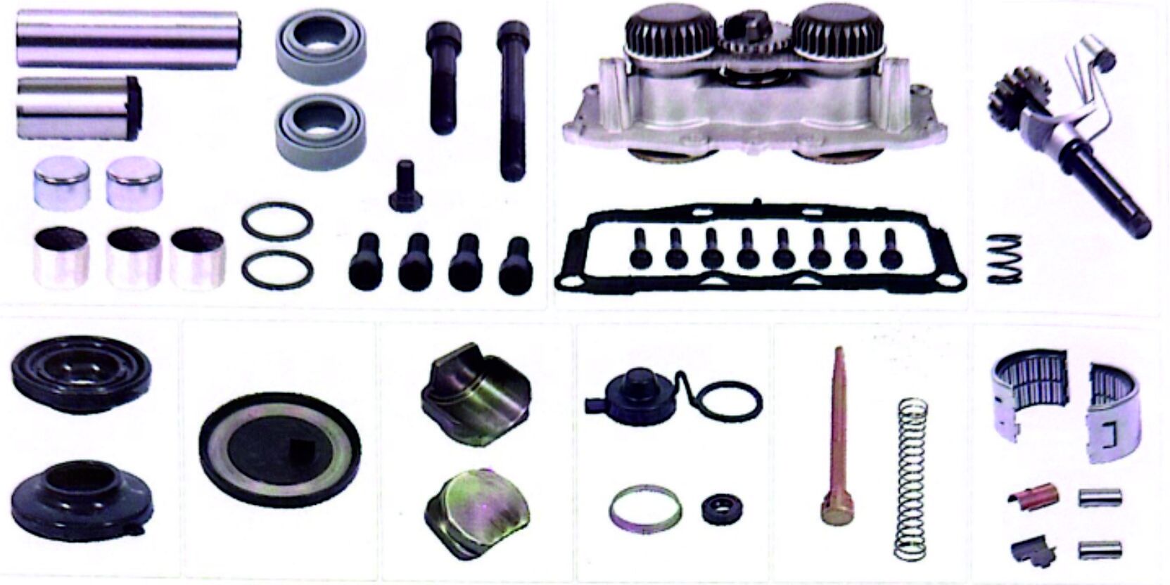 Kaliper Tamir Takımı Komple - Sağ Renault 420 Man Tga Set Yeni Model Meritor Elsa2 Radial