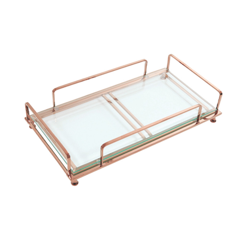 SETÜSTÜ AKSESUAR TEPSİSİ - CRYSTAL ROSE GOLD