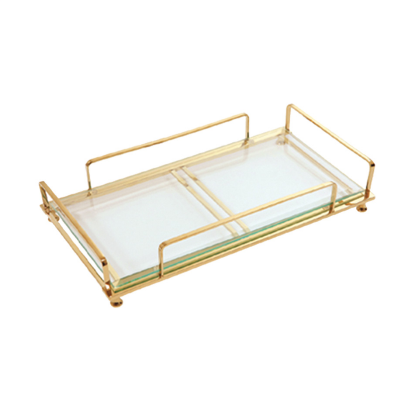 SET ÜSTÜ AKSESUAR TEPSİSİ - CRYSTAL ALTIN
