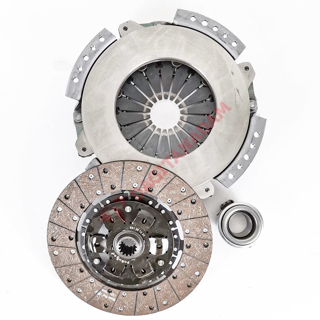 Debriyaj Baskı + Balata + Debriyaj Rulmanı + Sabit Göbek Kapalı Yaylı Güçlendirilmiş - Mıtsubıshı Canter