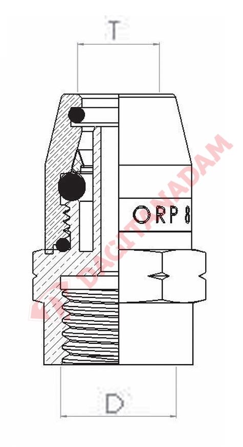 Rakor Dişi Hortum Adaptörü - M22X1,5 Ø8X1,0 Mm