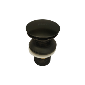 POP UP LAVABO SÜZGECİ - TAŞMASIZ SİYAH