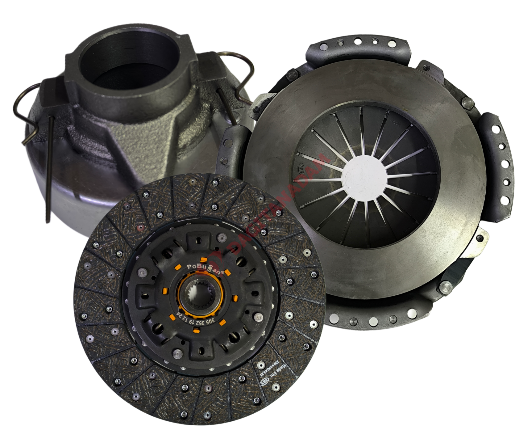 Debriyaj Baskı + Balata + Debriyaj Rulmanı + Orjinal Tip Debriyaj Rulmanlı - Dodge Hino Fb 112