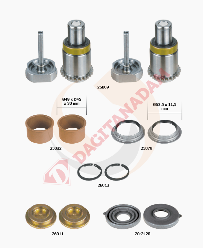 Mrt Kaliper Ayar Mekanızması Tamir Takımı - Sağ - 990083