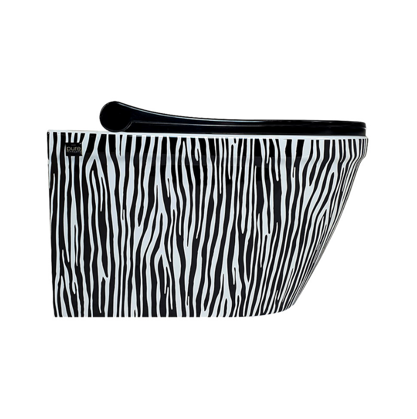 KANALSIZ ASMA KLOZET - ZEBRA 52 CM