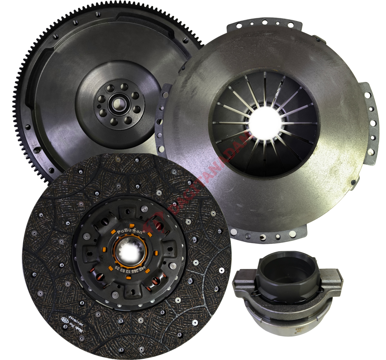 Debriyaj Baskı + Balata + Debriyaj Rulmanı + Volan + Kızıl Mil Burc Takımı