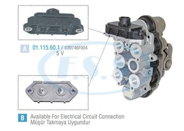 Hava İşlem Ünitesi Dağıtıcısı - Iveco Stralıs / Oem: Ae4516 - Sensörsüz