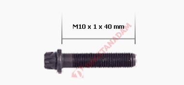 Wbc Kaliper Kapak Civata Takımı - M10 X 1 - 40 Mm