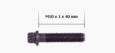 Wbc Kaliper Kapak Civata Takımı - M10 X 1 - 40 mm