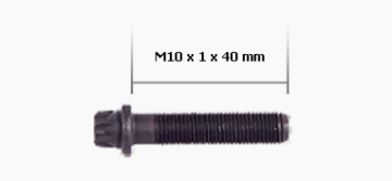 Wbc Kaliper Kapak Civata Takımı - M10 X 1 - 40 mm