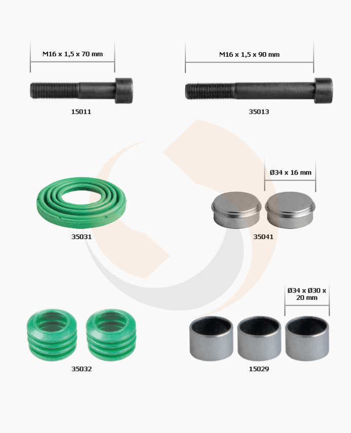 Wbc Kaliper Körük Burç Tamir Takımı - 990113