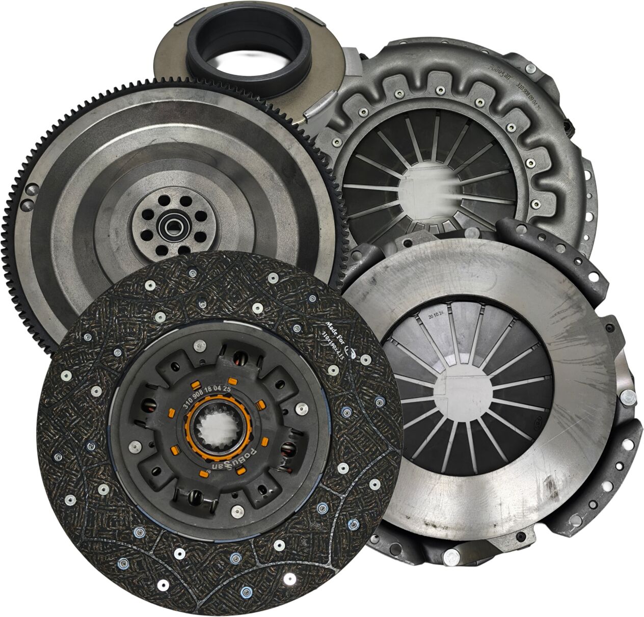 Debriyaj Seti - Baskı + Balata + Volan - Mıtsubıshı