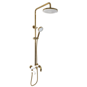 BATARYALI TEPE DUŞ SETİ - ROYAL BEYAZ ALTIN