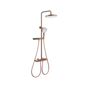 VEGA DİJİTAL TERMOSTATİK DUŞ SİSTEMİ - FIRÇALI BRONZ