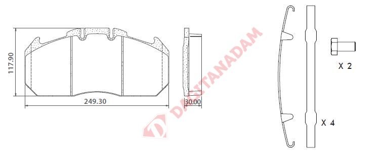 Blu Disk Fren Balatası Rvı Magnum - Premium Man - 29131