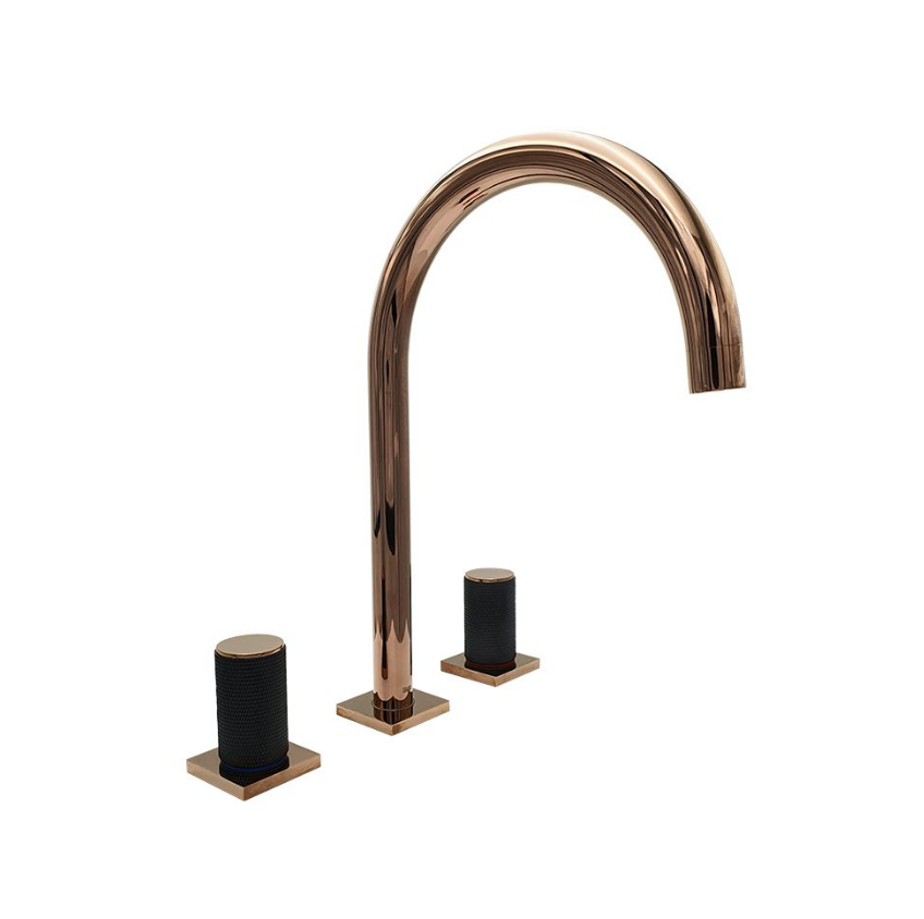 LAVABO BATARYASI - ELEGATE ROSE GOLD ÜÇ DELİKLİ