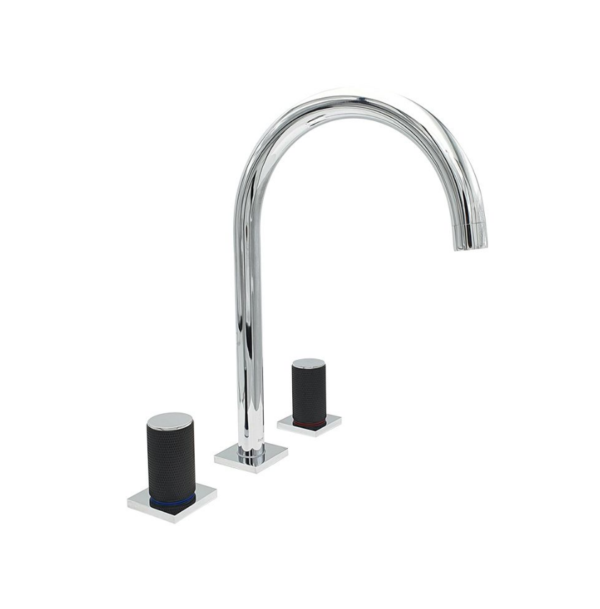 LAVABO BATARYASI - ELEGATE KROM ÜÇ DELİKLİ