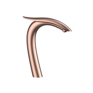 SWAN ÇANAK LAVABO BATARYASI - FIRÇALANMIŞ ROSE GOLD BEYAZ