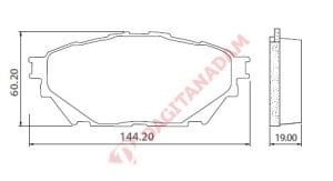 Blu Disk Fren Balatası Mıtsubıshı Fuso Canter Euro 5 - 25749