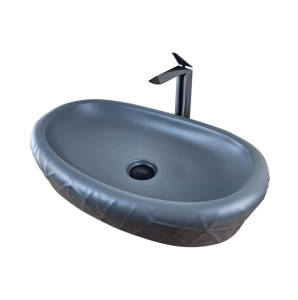 ÇANAK LAVABO - MİRA 60 CM MAT GRİ
