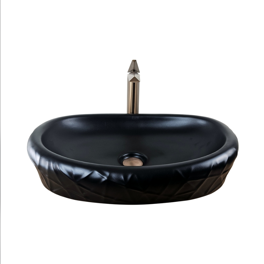 ÇANAK LAVABO - MİRA 60 CM MAT SİYAH