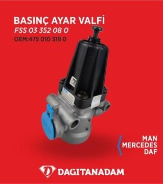 Basınç Ayar Valfi - Mercedes - Man - Daf / Oem: 475 010 318 0