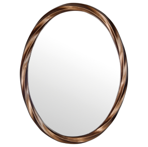 OVAL ROSE GOLD AYNA - 60X80