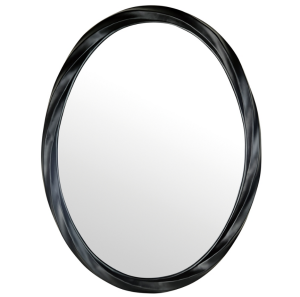 OVAL SİYAH AYNA - 60X80