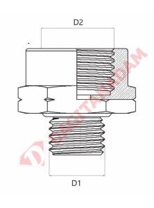 Rakor Lüle Rakor - M26X1,5 M22X1,5