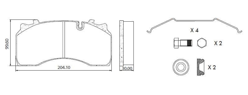 Disk Fren Balatası - Renault / 29141
