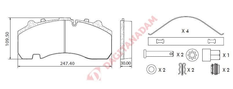 Disk Fren Balatası - Mercedes