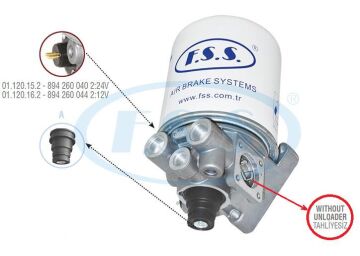 Kurutuculu Hava Tahliyesi - Mercedes 0405 / Oem: 432 421 000 0