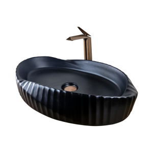ÇANAK LAVABO - BEYAZ NEXA 60 CM MAT SİYAH