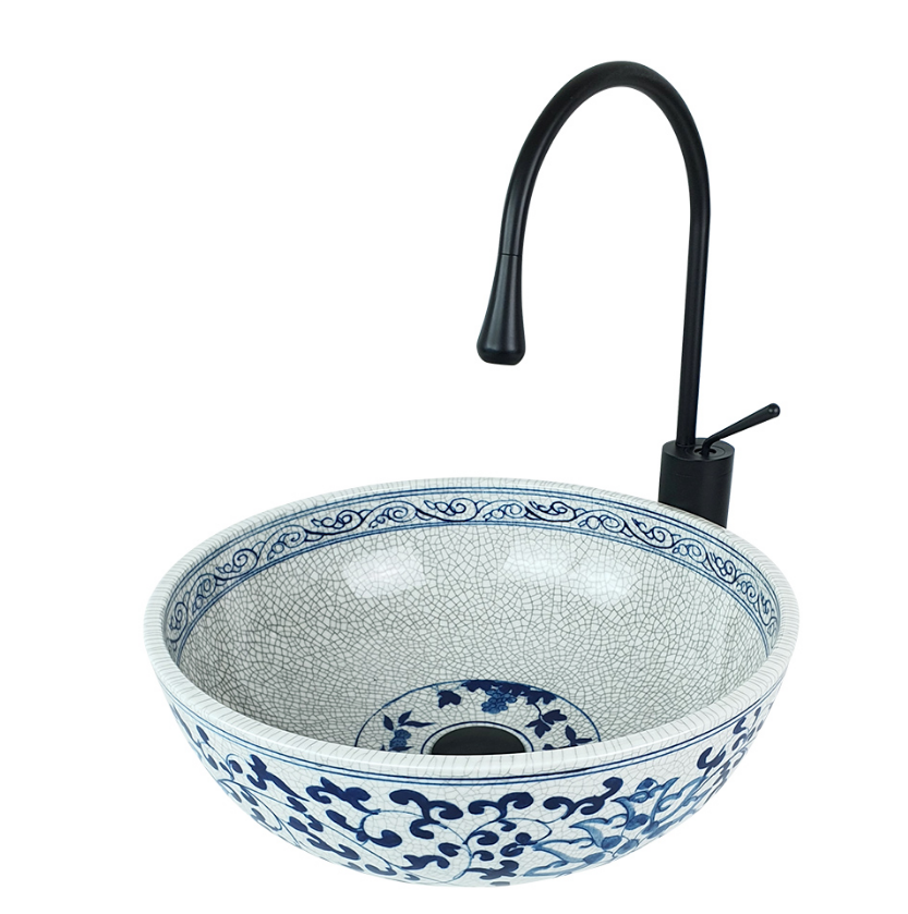 DEKORATİF ÇANAK LAVABO - TEZGAH ÜSTÜ BEYAZ