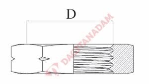 Rakor Kanalsız Kontra Somun - M22X1,5